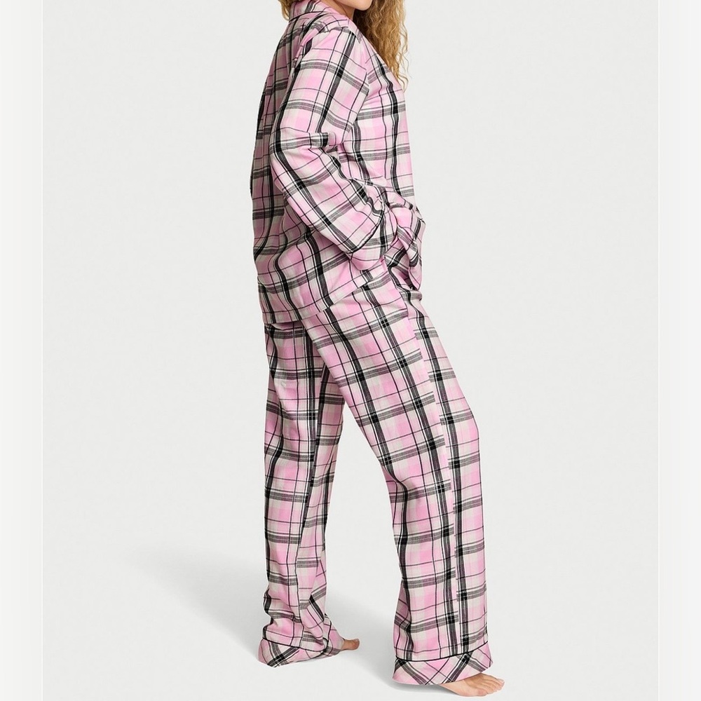Victoria’s Secret Flannel Long Pajama Set - Picture 2 of 9